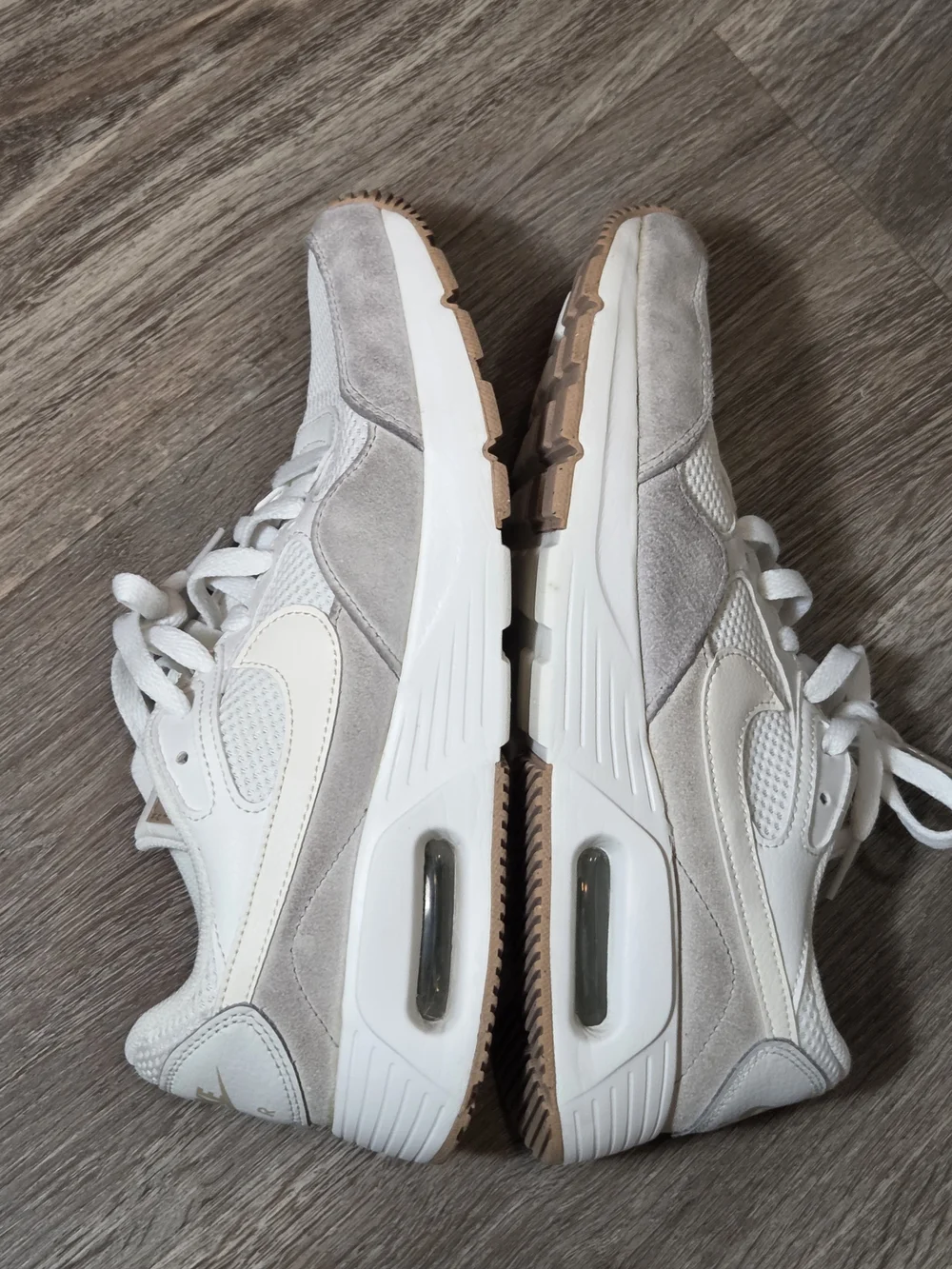 Nike Air Max SC Women’s Size 9.5 White Gray Tan Sneakers CW4554-108